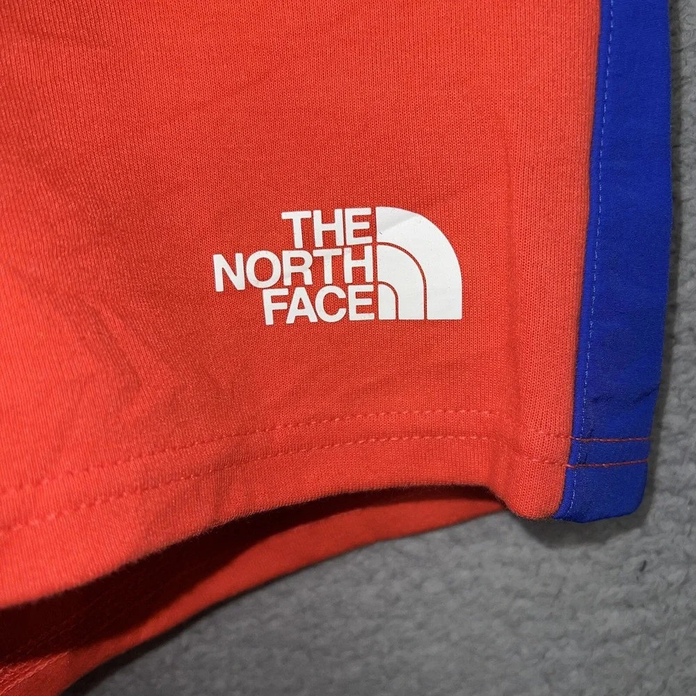 The North Face Shorts Men's‎ Size S Orange Zipped Pockets Drawstring Board